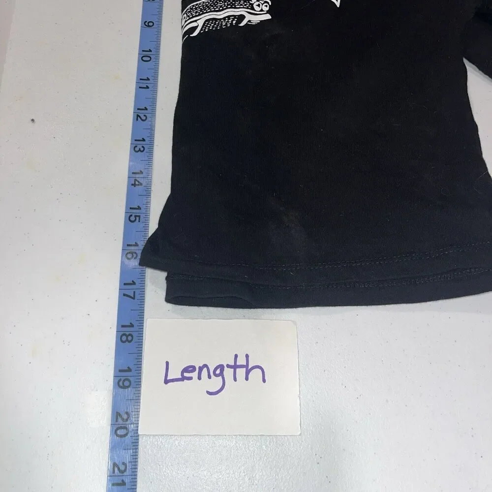 Women Organic Generation California Crop Top Black T-shirt XS Skeletons Desert - Picture 6 of 7